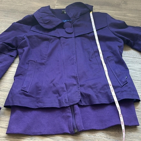 🔥Schwiing🔥 | Purple double  layer jacket with collar - Picture 7 of 15